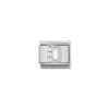 Nomination – Composable Classic ALPHABETH stainless steel, Cub. zirc and 925 sterling silver D