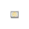 Nomination – COMPOSABLE CLASSIC GOOD LUCK IN STAINLESS STEEL WITH 18K GOLD (06_FOUR-LEAF CLOVER)