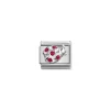 Nomination – Composable CL SYMBOLS steel , Cubic zirconia and 925 sterling silver RED Ladybug