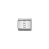 Nomination – Composable Classic ALPHABETH stainless steel, Cub. zirc and 925 sterling silver I