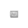 Nomination – Composable CL PAVE steel, Cub. zirconia and 925 sterling silver MUM