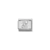 Nomination – Composable Classic ALPHABETH stainless steel, Cub. zirc and 925 sterling silver Z
