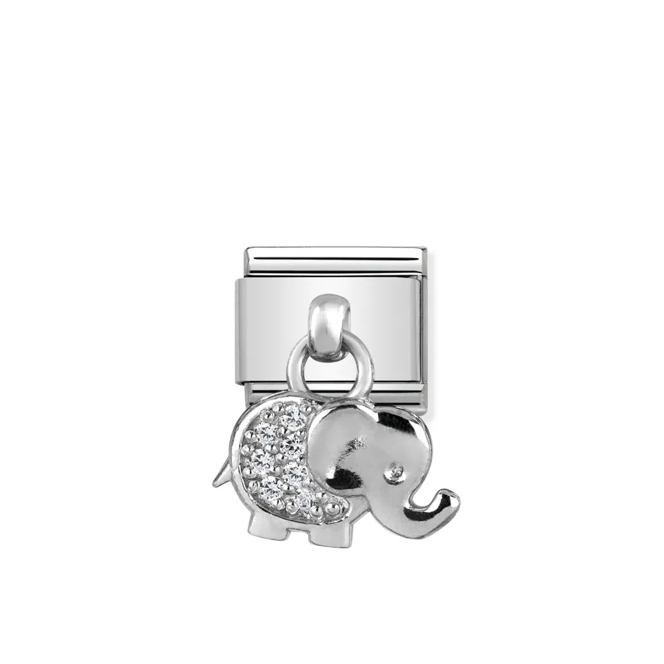 Nomination – Composable Classic CHARMS stainless steel and 925 sterling silver (17_Elephant)