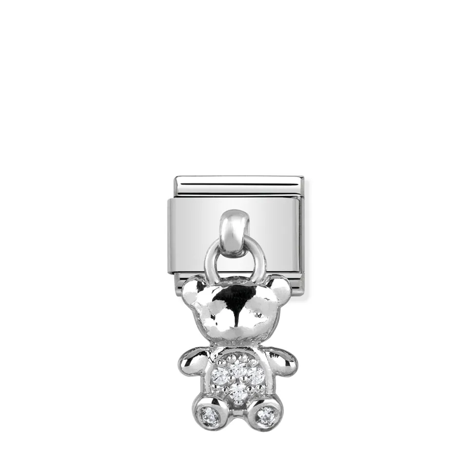Nomination – Composable Classic CHARMS stainless steel and 925 sterling silver (23_Teddy Bear)