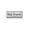 Nomination – Composable Classic DOUBLE ENGRAVED steel and 925 sterling silver CUSTOM Best Friends