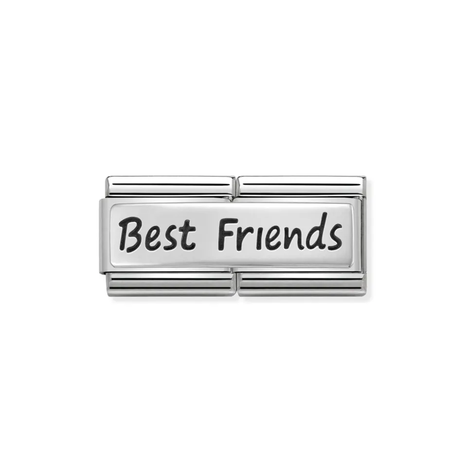 Nomination – Composable Classic DOUBLE ENGRAVED steel and 925 sterling silver CUSTOM Best Friends