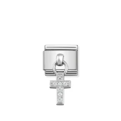 Nomination – Composable Classic CHARMS stainless steel and 925 sterling silver Cross