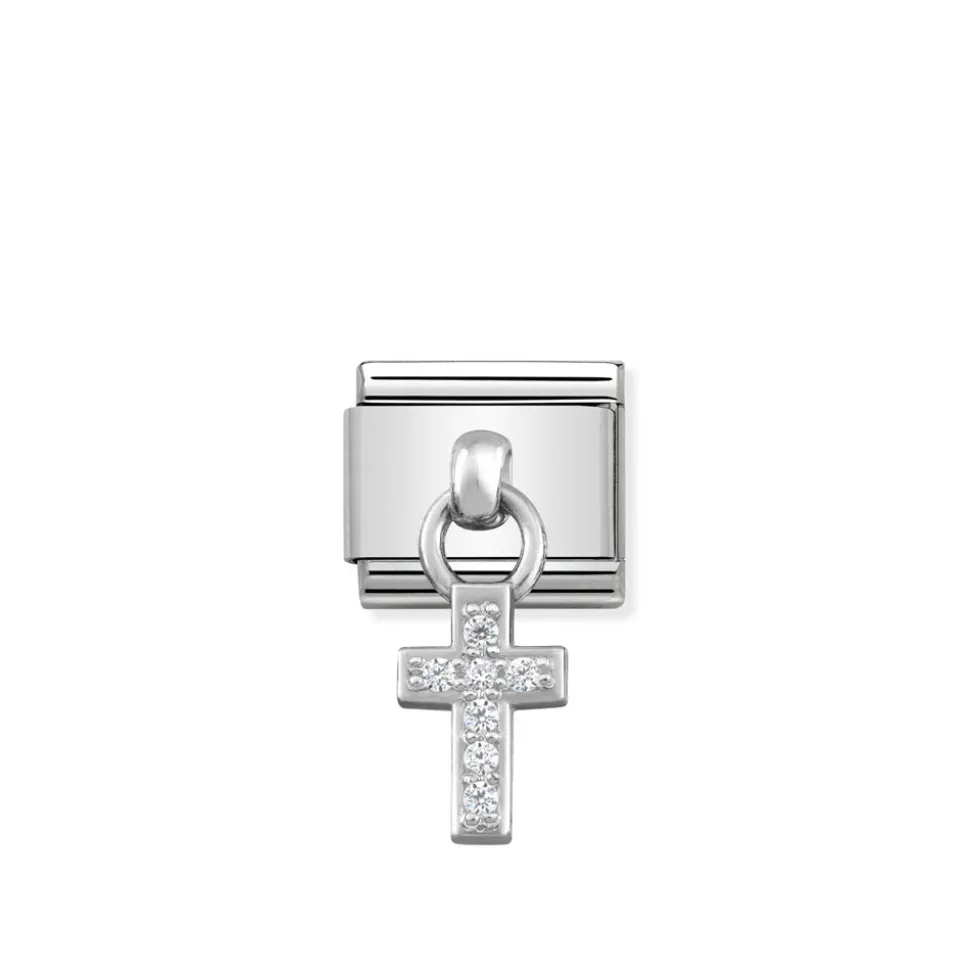 Nomination – Composable Classic CHARMS stainless steel and 925 sterling silver Cross