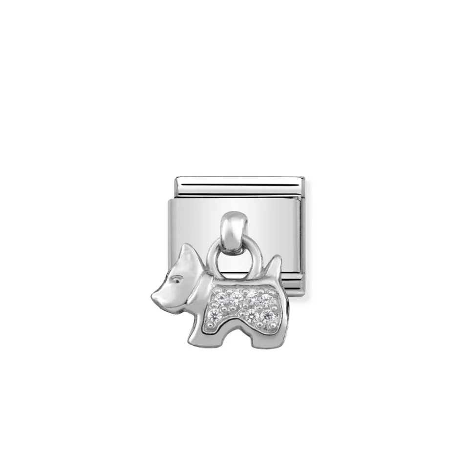 Nomination – Composable Classic CHARMS stainless steel and 925 sterling silver Dog