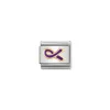 Nomination – COMPOSABLE CLASSIC DOUBLE LINK, PURPLE RIBBON