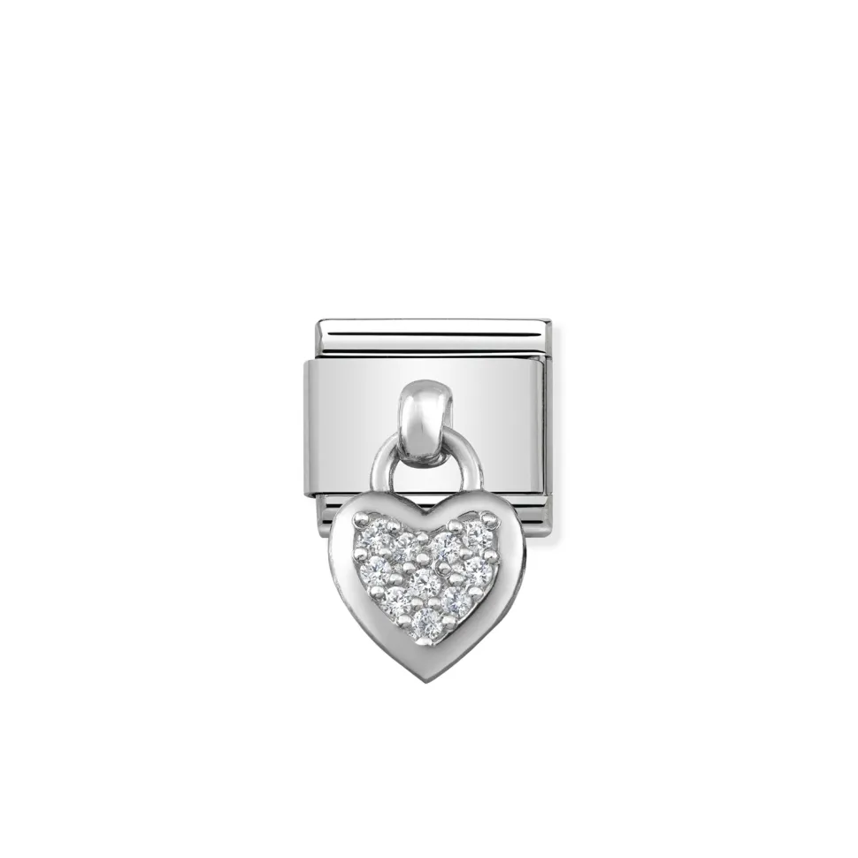 Nomination – Composable Classic CHARMS stainless steel and 925 sterling silver Heart