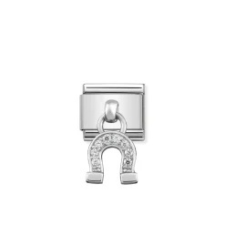 Nomination – Composable Classic CHARMS stainless steel and 925 sterling silver Horseshoe