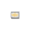 Nomination – COMPOSABLE Classic CELTIC in stainless steel with 18k gold Cladding