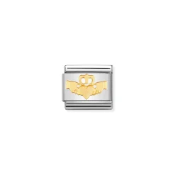 Nomination – COMPOSABLE Classic CELTIC in stainless steel with 18k gold Cladding