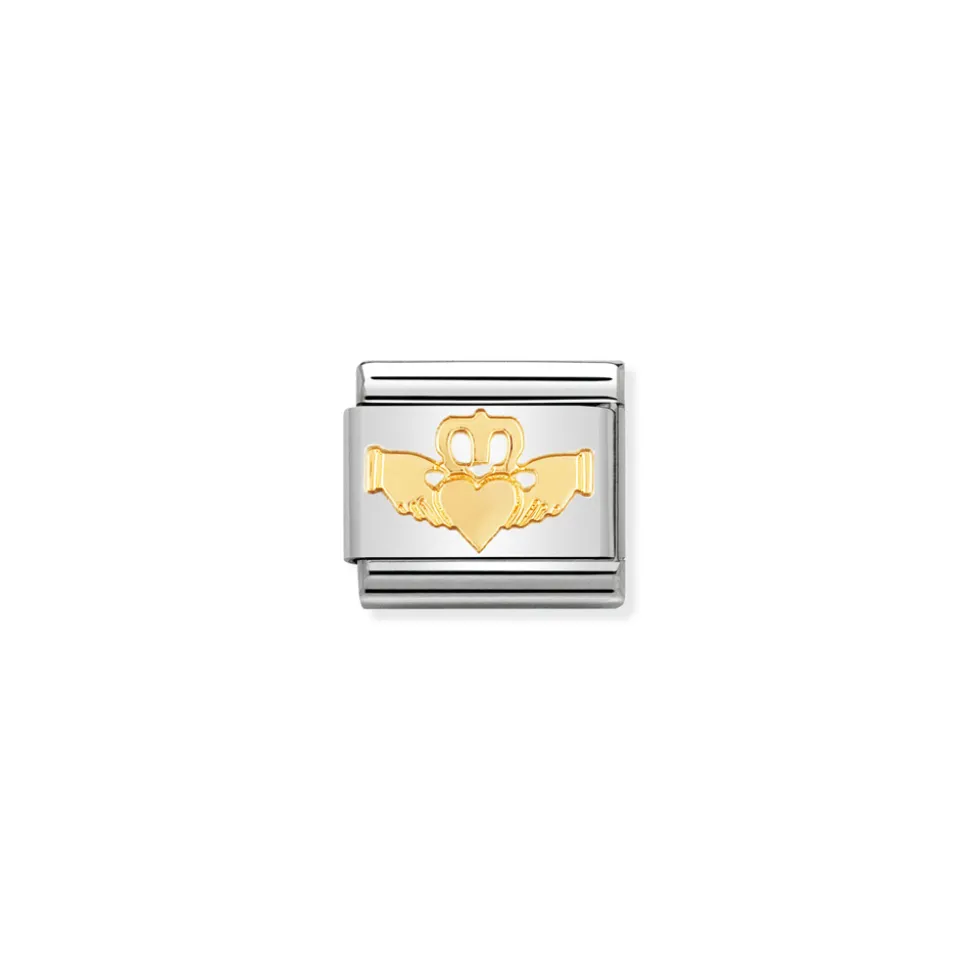 Nomination – COMPOSABLE Classic CELTIC in stainless steel with 18k gold Cladding