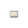 Nomination – COMPOSABLE Classic CELTIC in stainless steel with 18k gold Trinity knot