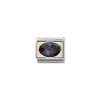 Nomination – COMPOSABLE Classic FACETED CUBIC zirconia, stainless steel and 18k gold Black