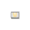 Nomination – COMPOSABLE Classic LETTERS in stainless steel with 18k gold U