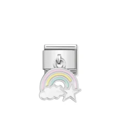 Nomination – Composable Classic CHARMS steel, 925 sterling silver and enamel (17_Rainbow)