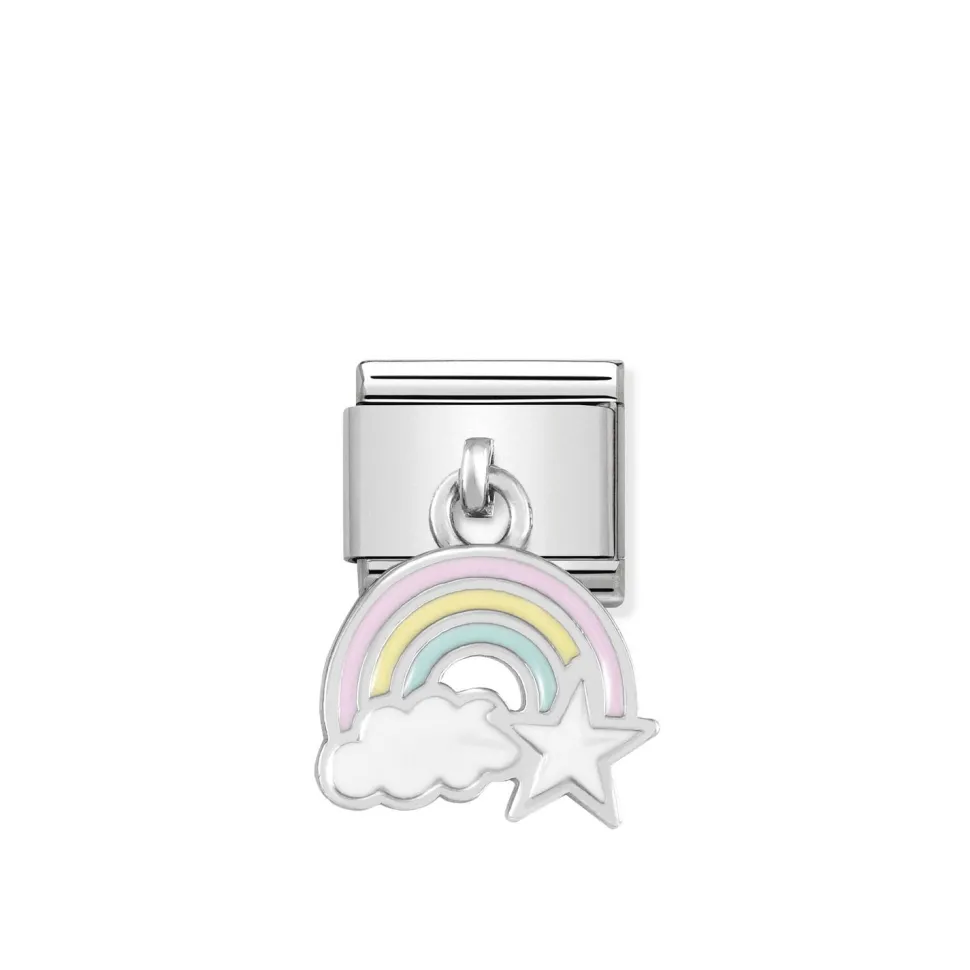 Nomination – Composable Classic CHARMS steel, 925 sterling silver and enamel (17_Rainbow)