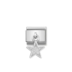 Nomination – Composable Classic CHARMS steel, 925 sterling silver and enamel Glitter Star