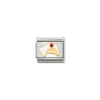 Nomination – COMPOSABLE Classic DAILY LIFE in stainless steel with enamel and 18k gold Nurse s hat