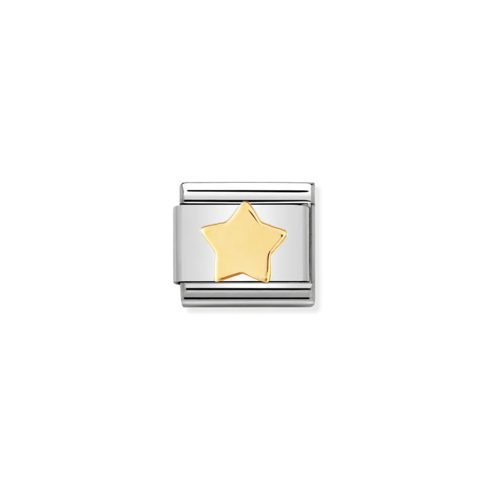 Nomination – COMPOSABLE Classic FUN in stainless steel with 18k gold (17_Star)