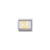 Nomination – COMPOSABLE Classic LETTERS in stainless steel with 18k gold Z