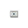 Nomination – COMPOSABLE CLASSIC LINK IN GOLD WITH GREEK EYE