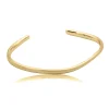 Noën – Closed Bangle i forgylt sølv