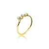 Noën – Sparkle ring i 14k gult gull med diamanter, 0,20ct TW/VS