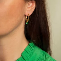 Nora Mørk by Gulldia – Øreringer i forgylt sølv – 20 mm