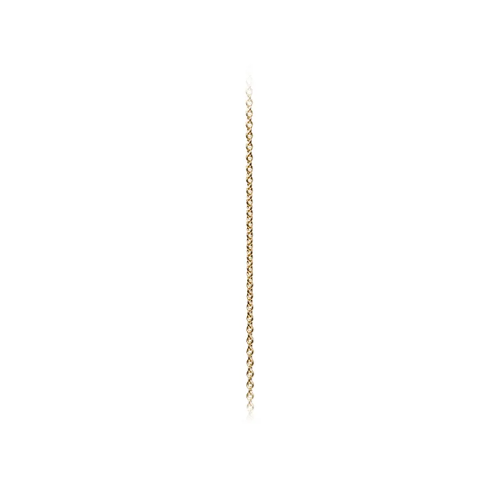 OLE LYNGGAARD COPENHAGEN – Design collier ankerlenke i gult gull, 80/50 cm