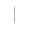 OLE LYNGGAARD COPENHAGEN – Design collier ankerlenke i oksidert sølv – 40/38/36 cm