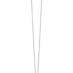 OLE LYNGGAARD COPENHAGEN – Design collier ankerlenke i oksidert sølv – 45/42/40