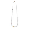 OLE LYNGGAARD COPENHAGEN – Lace design collier med miks av perler og stener, uten lås – 70 cm