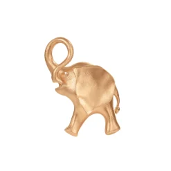 OLE LYNGGAARD COPENHAGEN – Elephant brosje i 18k gult gull og diamant