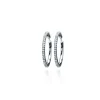 OLE LYNGGAARD COPENHAGEN – Love Band stor øreringer i hvitt gull med 0,82 ct diamanter