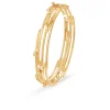 OLE LYNGGAARD COPENHAGEN – BoHo – Armring med 18k gult gull og 0,03 ct diamanter – 15-16 cm