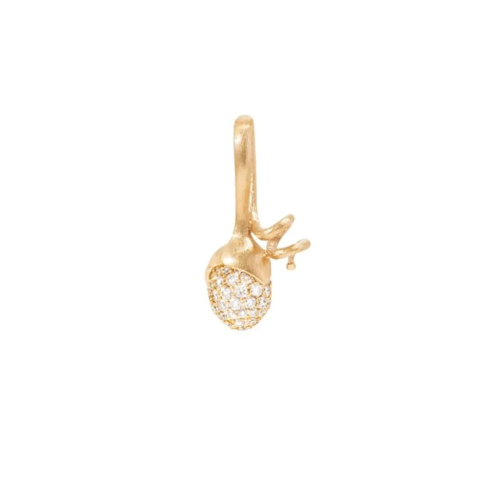 OLE LYNGGAARD COPENHAGEN – Lotus spire anheng i gull gull pavert med 0,53 ct diamanter