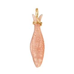 OLE LYNGGAARD COPENHAGEN – Young Fish anheng med Blush Månesten