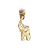 OLE LYNGGAARD COPENHAGEN – Elephant anheng i gult gull 18K med 0,11 ct diamanter