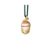 OLE LYNGGAARD COPENHAGEN – Forest Acorn stort anheng i gult gull og rosegull med 0,01 ct diamant