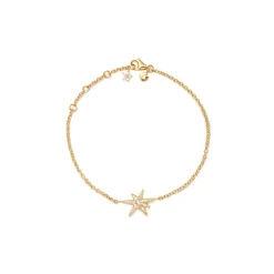 OLE LYNGGAARD COPENHAGEN – Funky Stars armbånd i 18k gult gull med 0,15ct diamanter