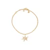 OLE LYNGGAARD COPENHAGEN – Funky Stars armbånd i 18k gult gull med 0,21ct diamanter