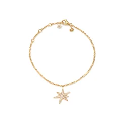 OLE LYNGGAARD COPENHAGEN – Funky Stars armbånd i 18k gult gull med 0,21ct diamanter