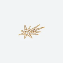 OLE LYNGGAARD COPENHAGEN – Funky Shooting Stars ørepynt i 18k gult gull med 0,27ct diamanter – Singel