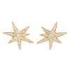 OLE LYNGGAARD COPENHAGEN – Funky Stars ørepynt i 18k gult gull med 0,36ct diamanter – Medium