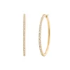 OLE LYNGGAARD COPENHAGEN – Love Band giga øreringer i gult gull med 1,60 ct diamanter