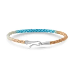 OLE LYNGGAARD COPENHAGEN – Life armbånd med sølvlås – Cornflower